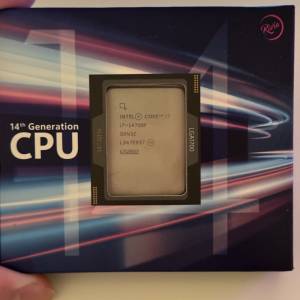 全新INTEL 14代i7 14700F CPU