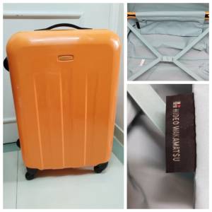hideo wakamatsu 25吋tsa 安全鎖橙色行李箱旅行喼 25kg Japan  luggage suitcase