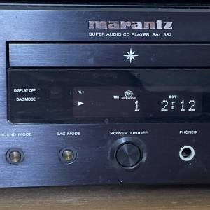 Marantz 馬蘭士 SA-15S2 Limited Edition 限量版本SACD/CD播放機 (黑色)