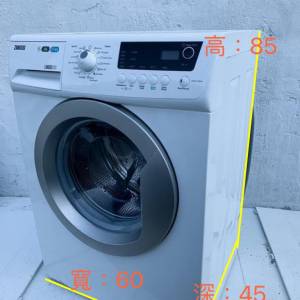 洗衣機薄身 新款 1000轉 (大眼仔) 金章95%新 ZWSH7100VS #二手電器 #最新款 #傢俬#...