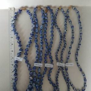 中國工藝品瓷珠頸鏈 ，約26寸，古舊存貨。每條200元，一手5條共售600元，自用/收藏...