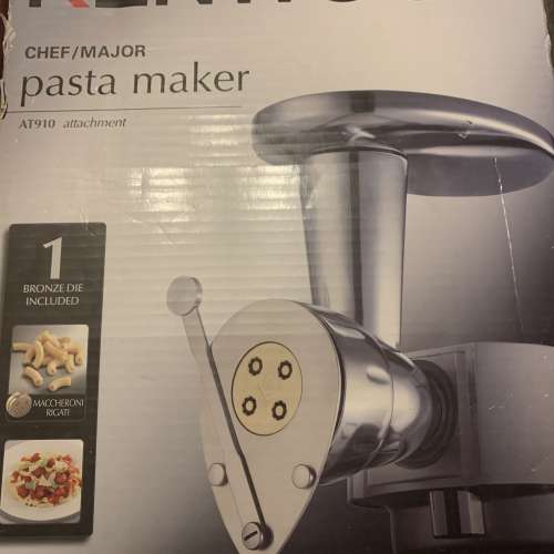 Kenwood pasta maker AT910, KAT002ME adapter, AT910009 mixer