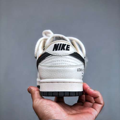 Nk SB Dunk Low LV聯名-米白黑印花 周年高端定制 低幫休閑板鞋