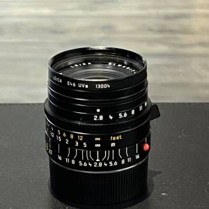 Leica Elmarit-M 28mm f2.8 v4 pre-a lens with original UVa filter