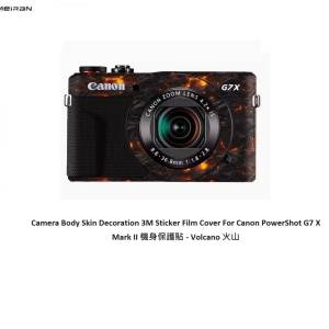 Camera Body Skin Decoration 3M Sticker Film Cover For Canon G7 X II -