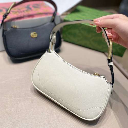 月牙 女包包單肩斜包鏈條包腋下包斜挎包