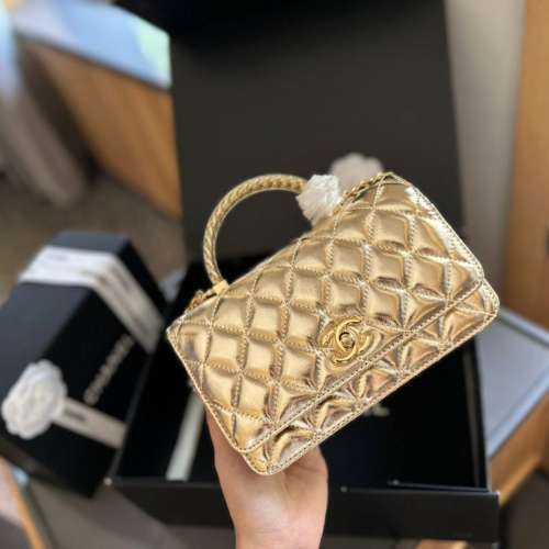 Chanel 女包包單肩斜包鏈條包腋下包斜挎包