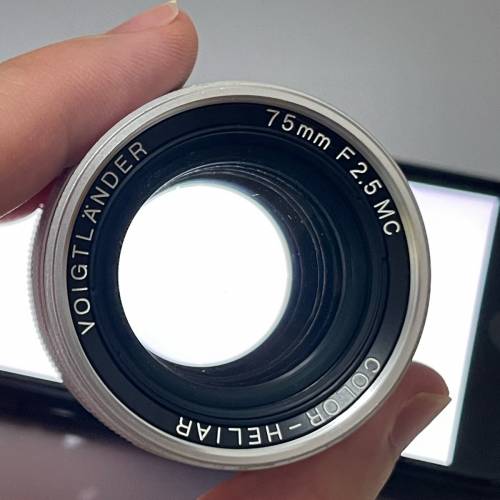 (抵玩人像鏡）Voigtlander Color Heliar 75mm F2.5 （MC版 Leica L39 LTM)