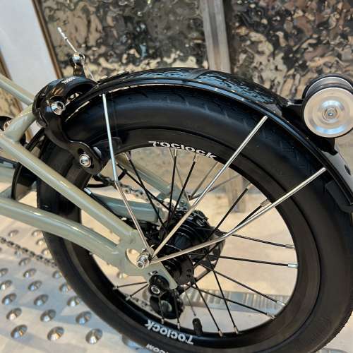 最新版本 MINT BOB 3  14吋 3速鉻鉬鋼車架 小布式折叠車 送前後蛙燈叮叮