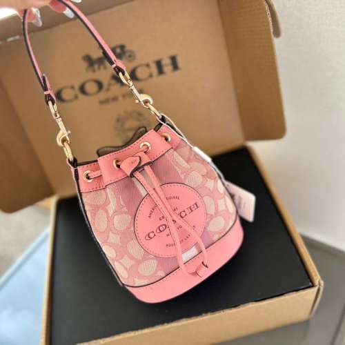 Dempsey水桶包女包包單肩斜包鏈條包腋下包斜挎包