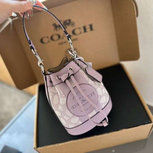 Dempsey水桶包女包包單肩斜包鏈條包腋下包斜挎包