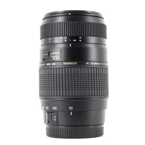 Tamron AF 70-300 mm f/ 4-5.6 Di LD Macro  lens  Canon ef mount 光圈只能最大