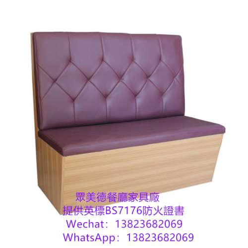 茶餐廳卡位梳化訂造,防火阻燃卡位梳化,儲物櫃沙發訂製,茶餐料理店卡位沙發座椅訂造,...