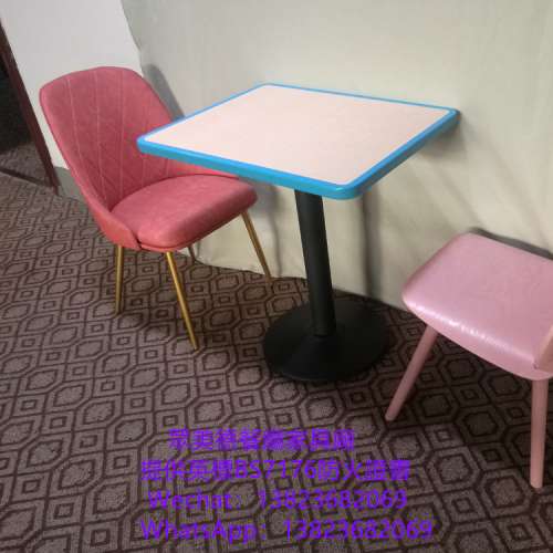 岩板大理石餐桌訂製,港式餐廳餐檯訂造,四人位方形餐桌枱子訂做,餐館桌椅沙發梳化訂...