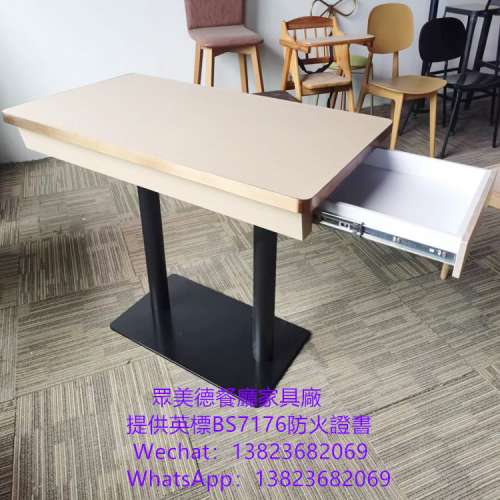 港式餐廳桌子批發價格,黑色黑金沙大理石桌子,圓形餐桌訂製,防火板餐檯製造廠商,富美...