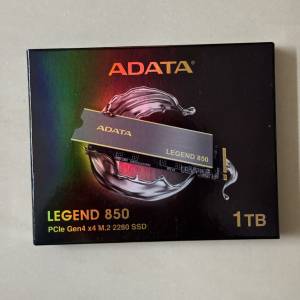 全新ADATA legend 850 GEN4 1TB SSD