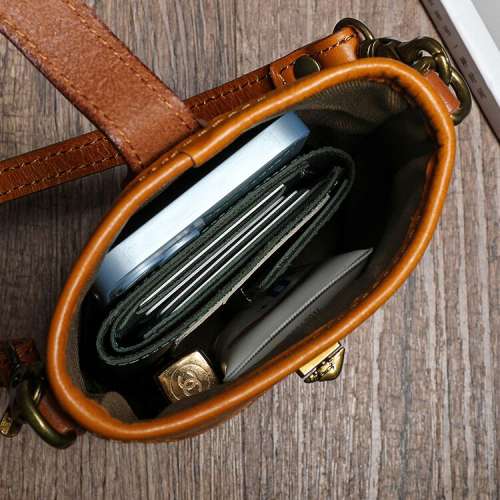 原創手工牛皮手機包