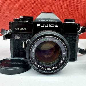 富士 Fujica ST901 M42 菲林相機 / EBC Fujinon 50mm f1.4 標準鏡頭 ( 鏡內有霉 )