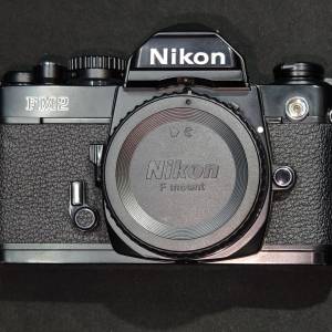 Nikon FM2 black film camera