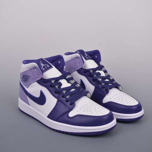 Air Jordan 1 Mid 煙燻紫腳趾
