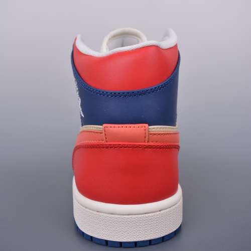 Air Jordan 1 Mid 藍粉紅