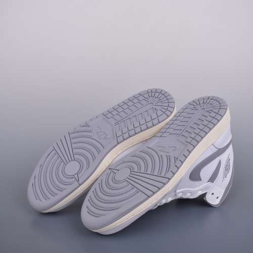 Air Jordan 1 Mid 氧化白灰 純原系列