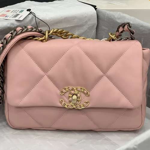 網紅時尚菱格羊皮撞色包包女2024高級百搭新款鏈條單肩斜挎方包