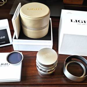 Light Lens Lab 50mm F1.2 ASPH 連保護鏡遮光罩 ND4減光鏡 Leica M接環