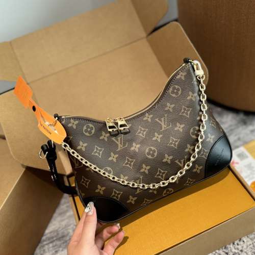 lv 2021新款boulogne牛角包