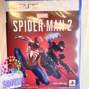 包順豐自提 全新PS5遊戲碟 蜘蛛人2 (一般版) Marvel's Spider-Man 2