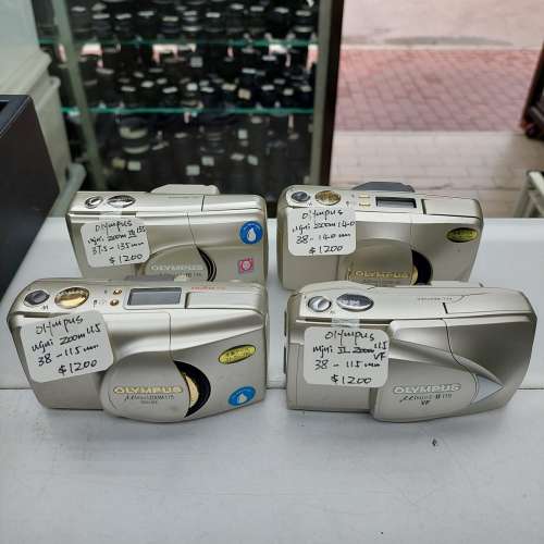 KONICA BIG MINI 傻瓜機  OLYMPUS MJU I  RICOH R1S 95% NEW  OLYMPUS ZO0M 傻瓜機