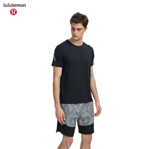 lululemon速幹t恤男健身跑步休閒寬鬆運動上衣