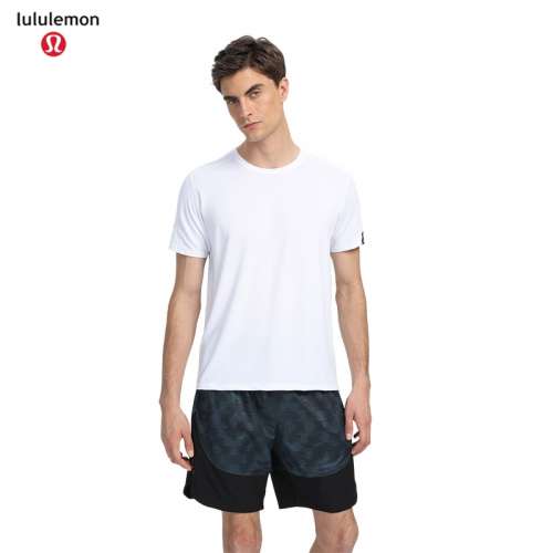 lululemon速幹t恤男健身跑步休閒寬鬆運動上衣