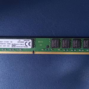 Kingston DIMM 8GB DDR3-1600 金士頓記憶體