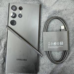 99%New Samsung S22 Ultra 5G 8+128GB 黑色 可用E-Sim 有配件 自用超值