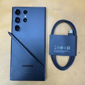 99%New Samsung S23 Ultra 5G 8+256GB 黑色 可用E-Sim 有配件 自用超值