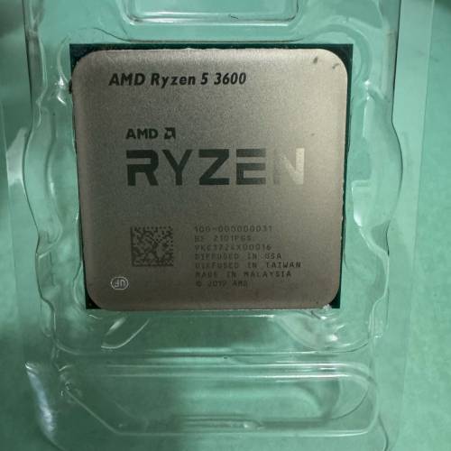 Ryzen 5 3600 連原裝散熱器（5600X)