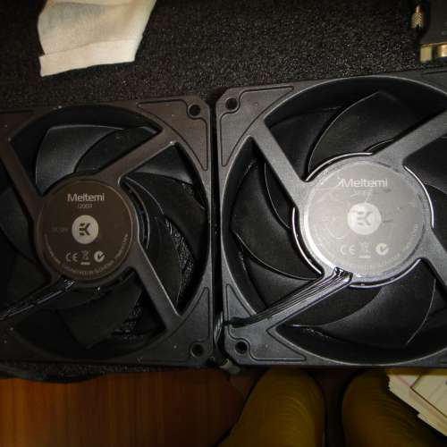 EKWB EK-Meltemi 120ER Fan, 500-1800 RPM, Black 兩隻