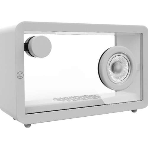 透明玻璃藍牙音箱HIF I音質炫彩模式藍牙5.1 續航持久 創意簡約擺件