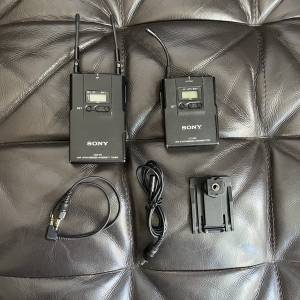 Sony UTX-B2 UHF Transmitter & URX-P2 UHF Diversity Tuner Mic / Microphone 專