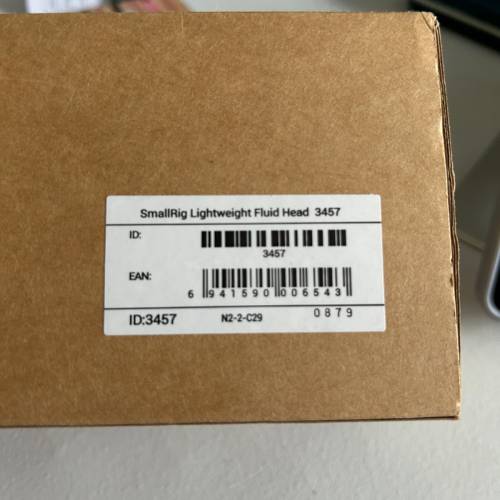 Smallrig 4367 light weight fuild head