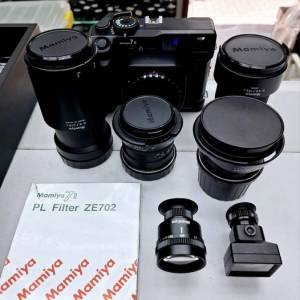 MAMIYA 7II 43MM 4.5L + VIEW FINDER 80MM F4L 150MM F4.5L 210MM F8 150MM-210MM