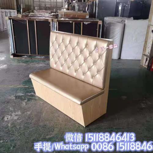 餐廳傢俬訂造，雙面卡位梳化訂造，西餐廳阻燃卡座沙發，茶餐廳儲物卡位梳化，英標防...