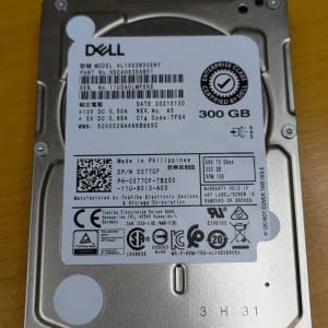 Dell 300GB HDD 15K RPM 2.5" 12Gb/s SAS Hard Disk Drive 企業級硬碟