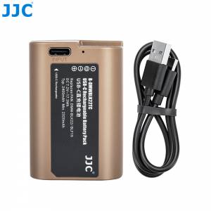 JJC USB-C Rechargeable Lithium-ion Battery Replaces PAN. DMW-BLK22, DMW-BLF19