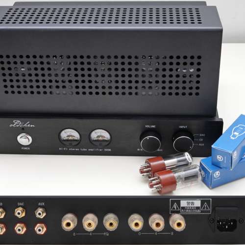 老陳300B 單端純甲類(原廠改成後級兩用)發燒級膽機 聲音乾浄細膩,醇厚柔潤(人聲毒器)