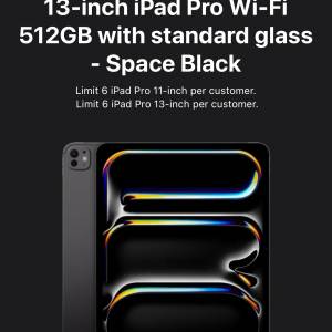 iPad Pro 13’ 512gb