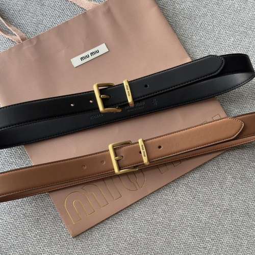miu 新款字母腰帶