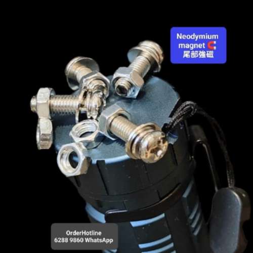 短身版超强光磁吸電筒4000流明. USB-C直接充電.配松下26350鋰電池 Flashlight 🔦 T...