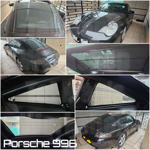 Porsche 991 911 997 996 993 濾光窗網太陽擋
